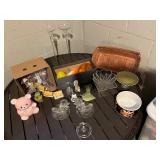 Crystal Glassware & Collectibles - Assorted Trinkets, Figurines & Plush Bear