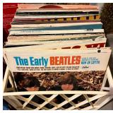 Vintage Vinyl LPs, large lot - Beatles, Streisand, Clapton, Ronstadt & More