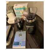 Assorted Kitchen Appliances - Cuisinart Mini-Prep Plus Processor, Griddler, KitchenAid Blender, Aroma Rice Cooker