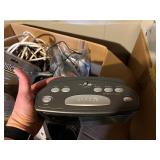 AIWA Weather Radio, Panasonic Phone, Midland NOAA Weather Radio, GE 15ft Line Cord, Monster Cables