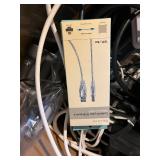 AIWA Weather Radio, Panasonic Phone, Midland NOAA Weather Radio, GE 15ft Line Cord, Monster Cables