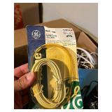 AIWA Weather Radio, Panasonic Phone, Midland NOAA Weather Radio, GE 15ft Line Cord, Monster Cables