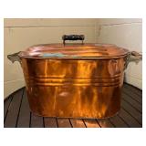 Copper Stock Pot with Lid - Includes 3 Small 