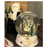 Christmas Cross-Stitch Stockings & Ornaments with Snow Globe - Assorted Holiday Decor