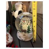 Christmas Cross-Stitch Stockings & Ornaments with Snow Globe - Assorted Holiday Decor