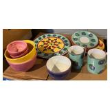 Tutti Frutti Essex Collection Portugal Plate & Mug Set by Raul da Bernarda, Colorful