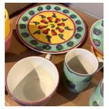 Tutti Frutti Essex Collection Portugal Plate & Mug Set by Raul da Bernarda, Colorful