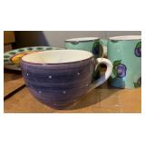 Tutti Frutti Essex Collection Portugal Plate & Mug Set by Raul da Bernarda, Colorful