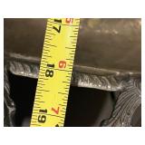 Silver-Plate Serving Trays - Ornate Pierced Edges - Made in India (Lot of 4)