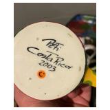 Vietri Italian Ceramic Dinnerware & Mugs - Bird & Cherry Motifs, Assorted Plates & Pitcher