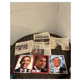 Barack Obama Newspapers & Magazines (Lot of 8)