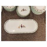 Bernardaud Grenadiers Happy Holiday Limoges Dinnerware Set - Plates, Cups, Teapot