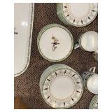 Bernardaud Grenadiers Happy Holiday Limoges Dinnerware Set - Plates, Cups, Teapot