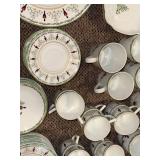 Bernardaud Grenadiers Happy Holiday Limoges Dinnerware Set - Plates, Cups, Teapot