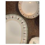 Bernardaud Grenadiers Happy Holiday Limoges Dinnerware Set - Plates, Cups, Teapot