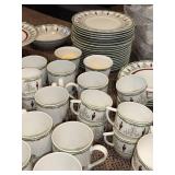 Bernardaud Grenadiers Happy Holiday Limoges Dinnerware Set - Plates, Cups, Teapot