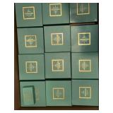 Bernardaud Grenadiers Happy Holiday Limoges Dinnerware Set - Plates, Cups, Teapot