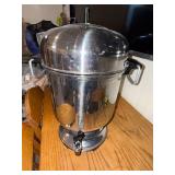 Stainless Steel Coffee Urn with Dispensing Spigot and Dome Lid