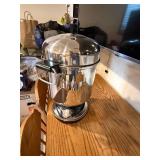 Stainless Steel Coffee Urn with Dispensing Spigot and Dome Lid