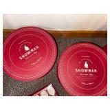 Williams-Sonoma Snowman Decorative Dishes - 12-Piece Mugs, Bowls, Spoons & Tray