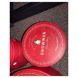 Williams-Sonoma Snowman Decorative Dishes - 12-Piece Mugs, Bowls, Spoons & Tray