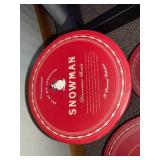 Williams-Sonoma Snowman Decorative Dishes - 12-Piece Mugs, Bowls, Spoons & Tray