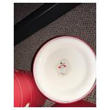 Williams-Sonoma Snowman Decorative Dishes - 12-Piece Mugs, Bowls, Spoons & Tray