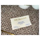 Holly Berry Gold Rim China Dinnerware Set - Teapot, Creamer, Sugar & 12 Plates with Cups