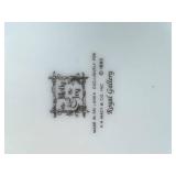 Holly Berry Gold Rim China Dinnerware Set - Teapot, Creamer, Sugar & 12 Plates with Cups