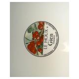 Gien Le Houx Faience Plates - Holly Pattern, France; Williams-Sonoma Gold Rim Dinner Plates