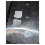 Gold Oval Tray, Silver Beaded Tray, Blue Bowl, Goblet & Teapot - 6-Piece Kitchenware Lot