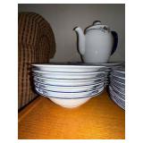 Rörstrand Sundborn Pia Rönndahl Dinnerware Set - Teapot, Cups, Plates & Bowls