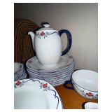 Rörstrand Sundborn Pia Rönndahl Dinnerware Set - Teapot, Cups, Plates & Bowls