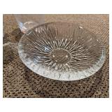 Orrefors Sweden Crystal Bowl with Starburst, 2 Mugs & Stem Glass - Glassware Set