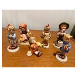 Goebel Porcelain Figurines - 6-Piece Group, West Germany (Lot of 6)