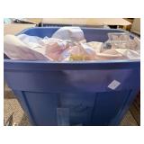 Assorted Glass Vases Bin - Clear Glass Centerpieces and Decor