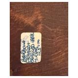 Mirror - Decorative Round Floral Border with Pink Flowers, 9 in Diameter