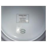 Pierre Frey Groussay Porcelain Dinnerware, Limoges - 6 Dinner Plates, 4 Sugar Bowls
