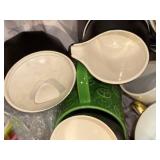 Assorted Dishware including Mikasa Porcelain Teacups & Mugs - Assorted Dinnerware Set