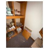 Two Ikea Wooden Open-Shelf Bookcase Display Unit - Multi-Section Cabinet