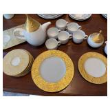 Rosenthal Bjorn Wiinblad Gold Magic Flute Sarastro Dishes