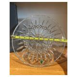 Waterford Crystal Round Cake Stand Pedestal 9-10 in Diameter Box Included