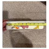 MacKenzie-Childs Butterfly Meadow Lidded Trinket Box Cream Ceramic 9 in L x 6 in W x 2 in H