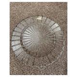 Kosta Boda Starburst Round Glass Plates - 12-Pack, Clear