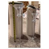 Stockholm Crystal Stemware - 4-Piece Clear Champagne Flute Set, Hand-Cut Crystal