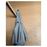 Treasure Garden Patio Umbrellas - Grey Canopy (Lot of 2)