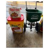 Scotts BASIC Garden Cart - Green Tub, Tomato-tone Food, Weed Preventer, Miracle-Gro Potting Mix