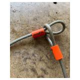 Kryptoflex Steel Wire Rope with Loop Ends - Automotive Jumper Clips & Leads