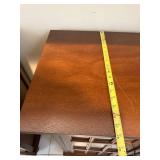 Wooden Display Cabinet with Glass Doors - 2-Door Brown Finish