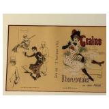 Claudine Lamour & Graine D'horizontales (Lot of 2) - Vintage French Posters, 1893